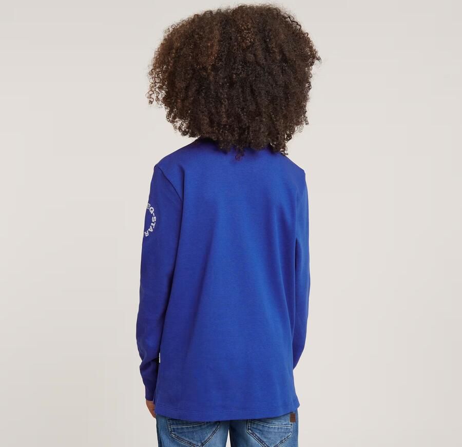 G-Star RAW Jongens T-Shirt Midden blauw jongens - Foto 4
