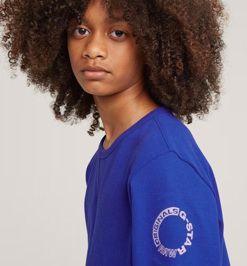 G-Star RAW Jongens T-Shirt Midden blauw jongens - Foto 5