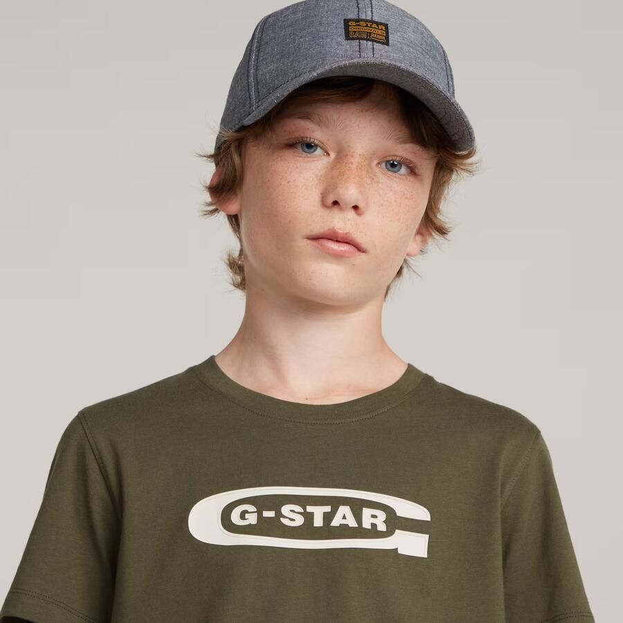 G-Star RAW Jongens T-Shirt Regular Groen jongens