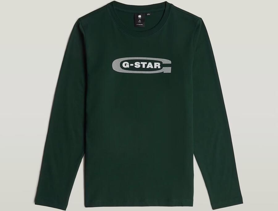 G-Star RAW Jongens T-Shirt Regular Groen jongens - Foto 5