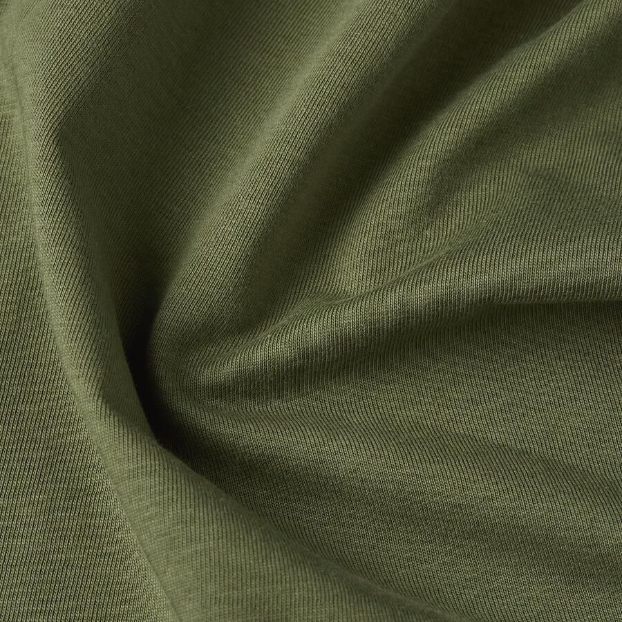 G-Star Raw T-shirt t-shirt s\s regular met printopdruk mosgroen Jongens Katoen Ronde hals 140 - Foto 2