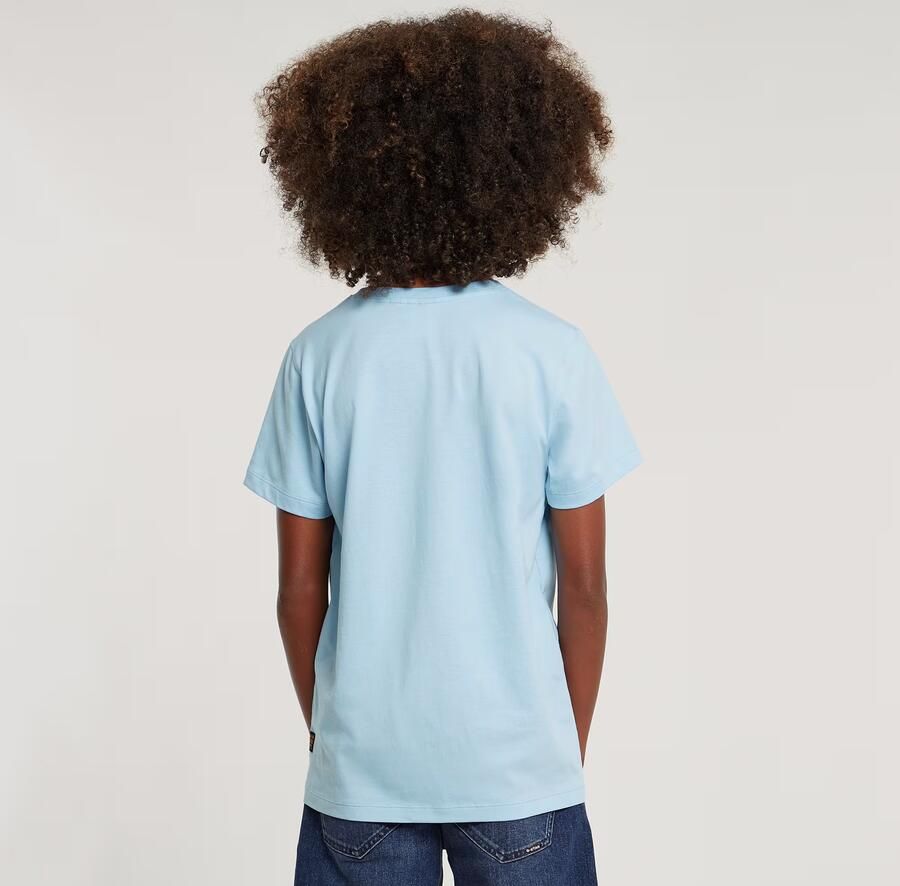 G-Star RAW Jongens T-Shirt Regular Lichtblauw jongens - Foto 5