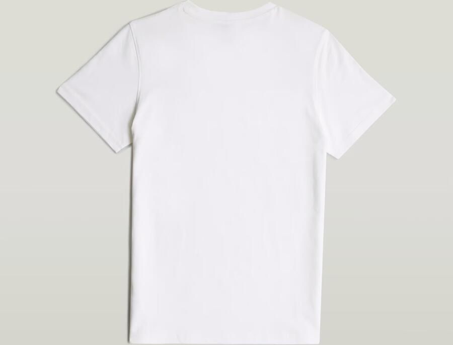 G-Star RAW Jongens T-Shirt Regular Wit jongens - Foto 5