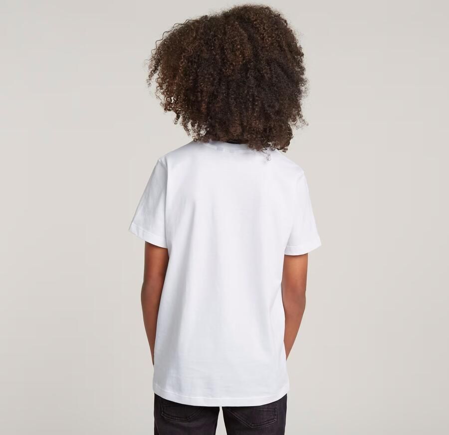 G-Star RAW Jongens T-Shirt Regular Wit jongens - Foto 5