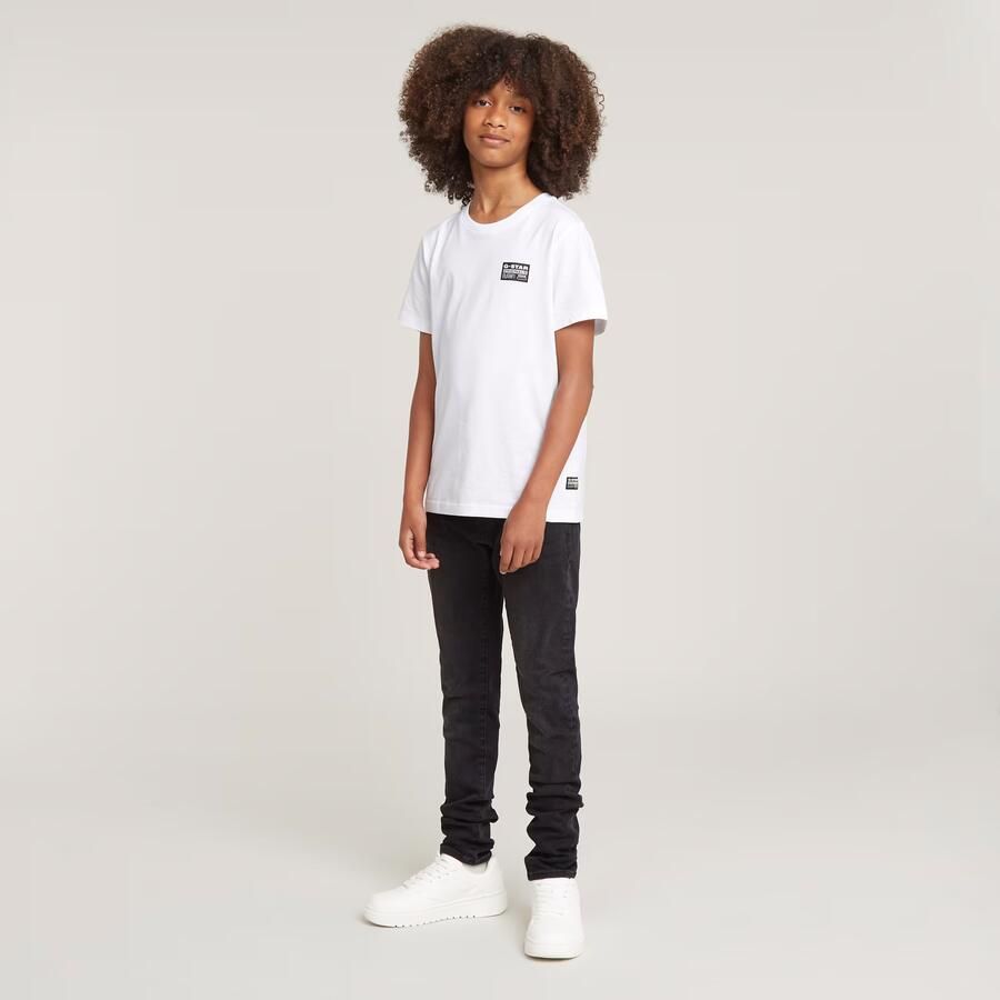 G-Star RAW Jongens T-Shirt Regular Wit jongens