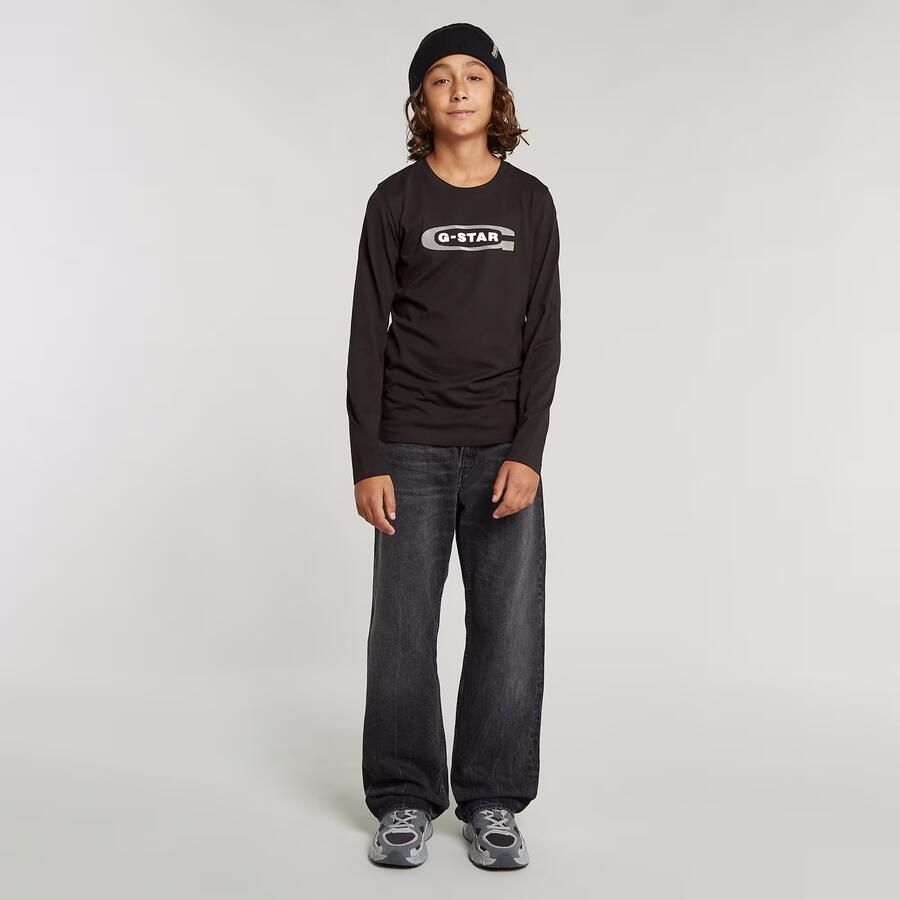 G-Star RAW Jongens T-Shirt Regular Zwart jongens - Foto 2