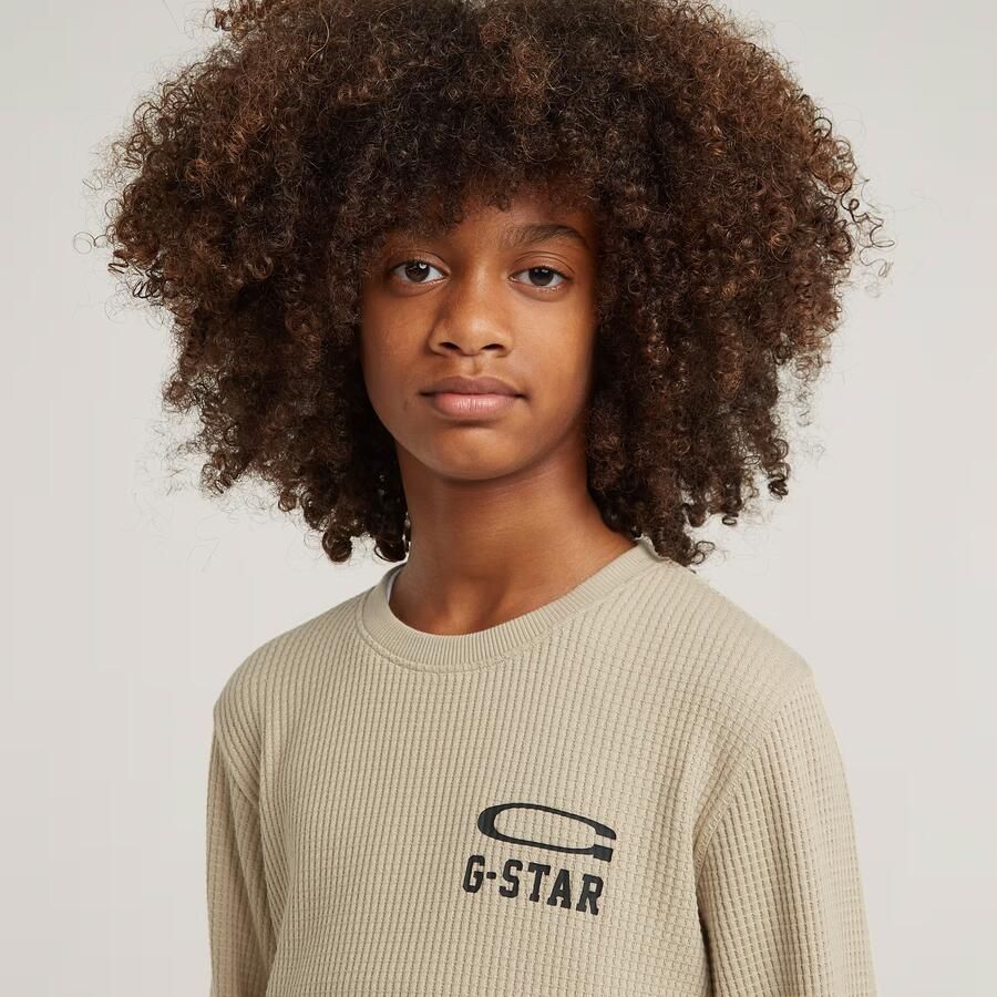 G-Star RAW Jongens Tweeter Beige jongens