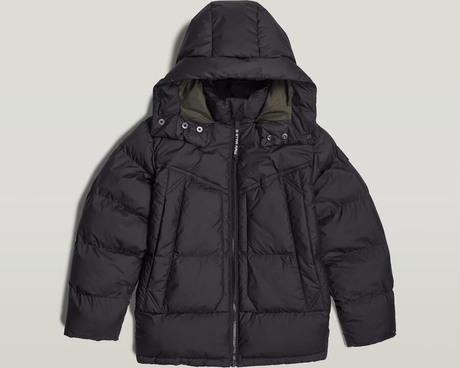 G-Star Raw gewatteerde winterjas Whistler pdd hdd jkt zwart Jongens Polyester Capuchon 128 - Foto 7