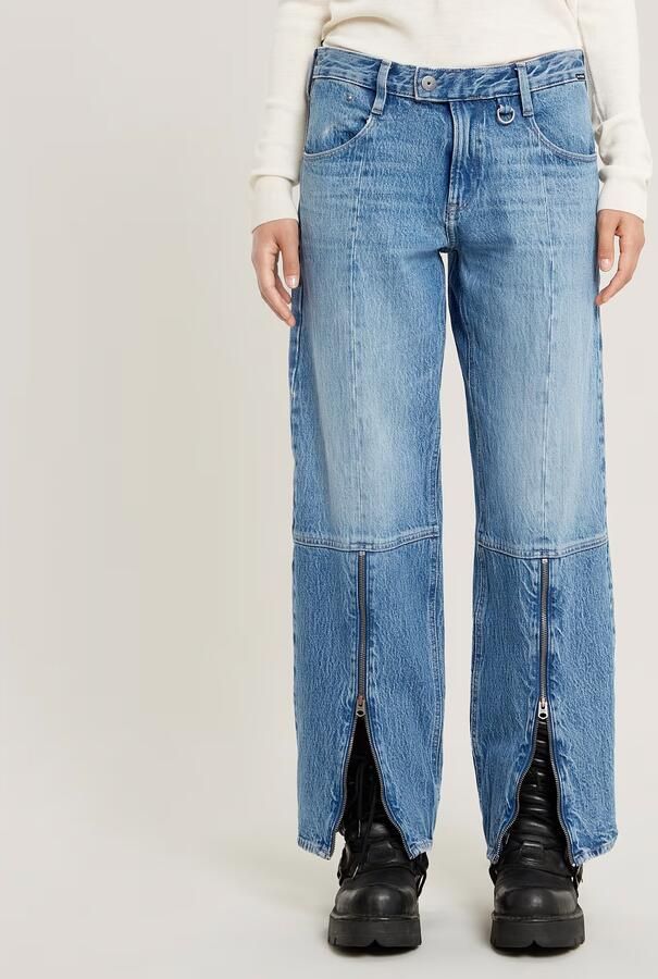 G-Star RAW Judee Biker Low Waist Loose Jeans Lichtblauw Dames - Foto 6
