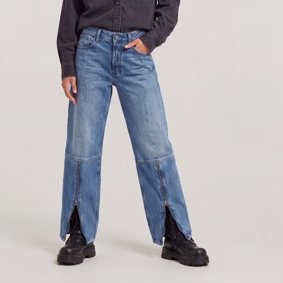G-Star RAW Judee Biker Low Waist Loose Jeans Lichtblauw Dames - Foto 4