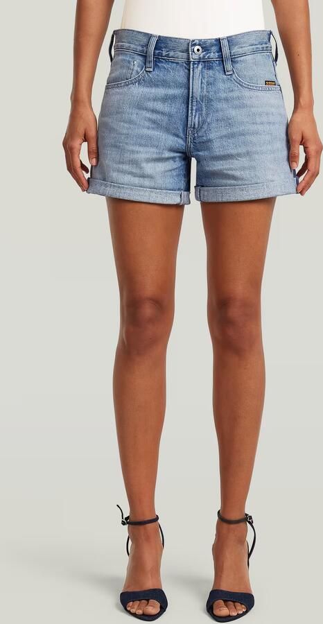 G-Star RAW Judee Boyfriend Short Lichtblauw Dames - Foto 4