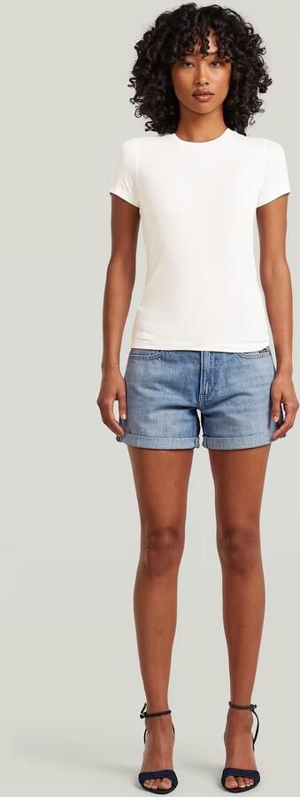 G-Star RAW Judee Boyfriend Short Lichtblauw Dames - Foto 9