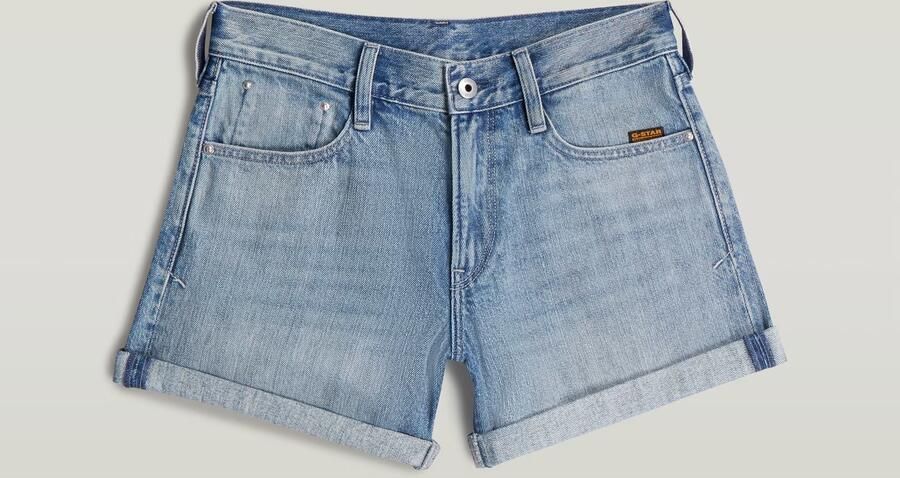 G-Star RAW Judee Boyfriend Short Lichtblauw Dames - Foto 7