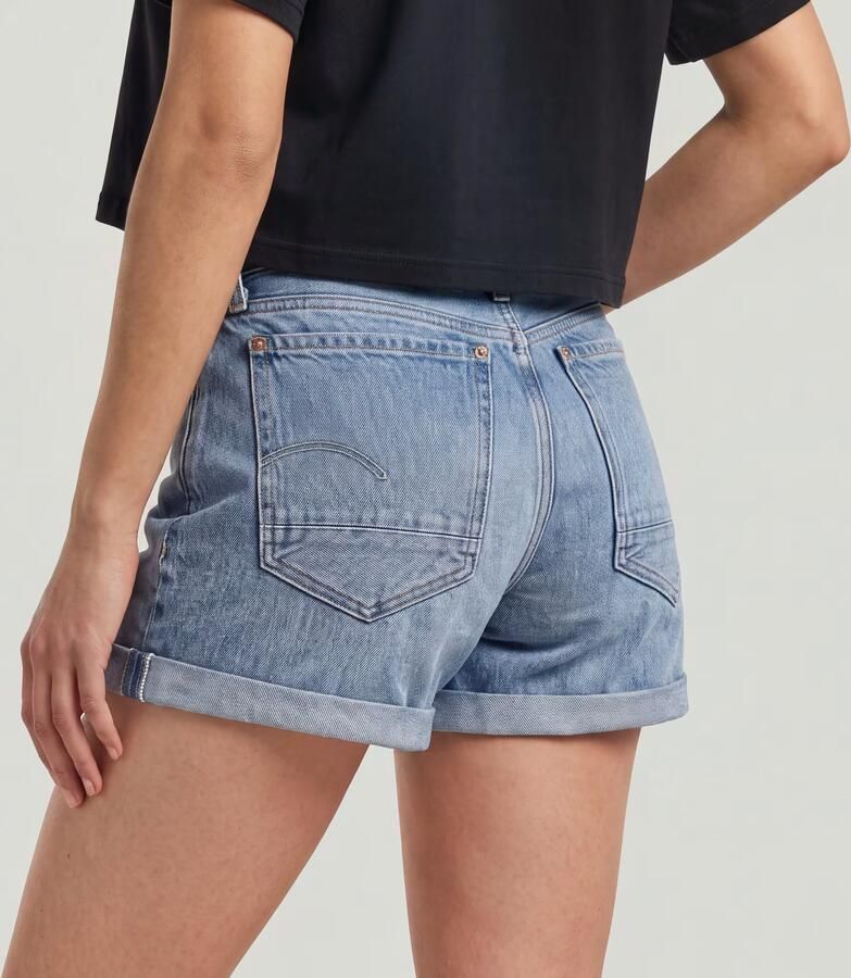 G-Star RAW Judee Boyfriend Short Lichtblauw Dames - Foto 4