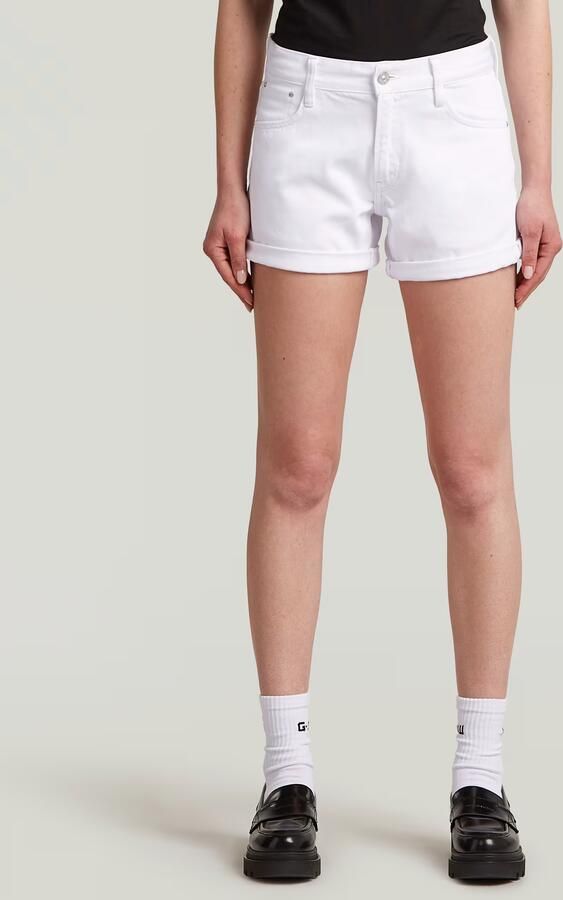 G-Star RAW Judee Boyfriend Short Wit Dames - Foto 6