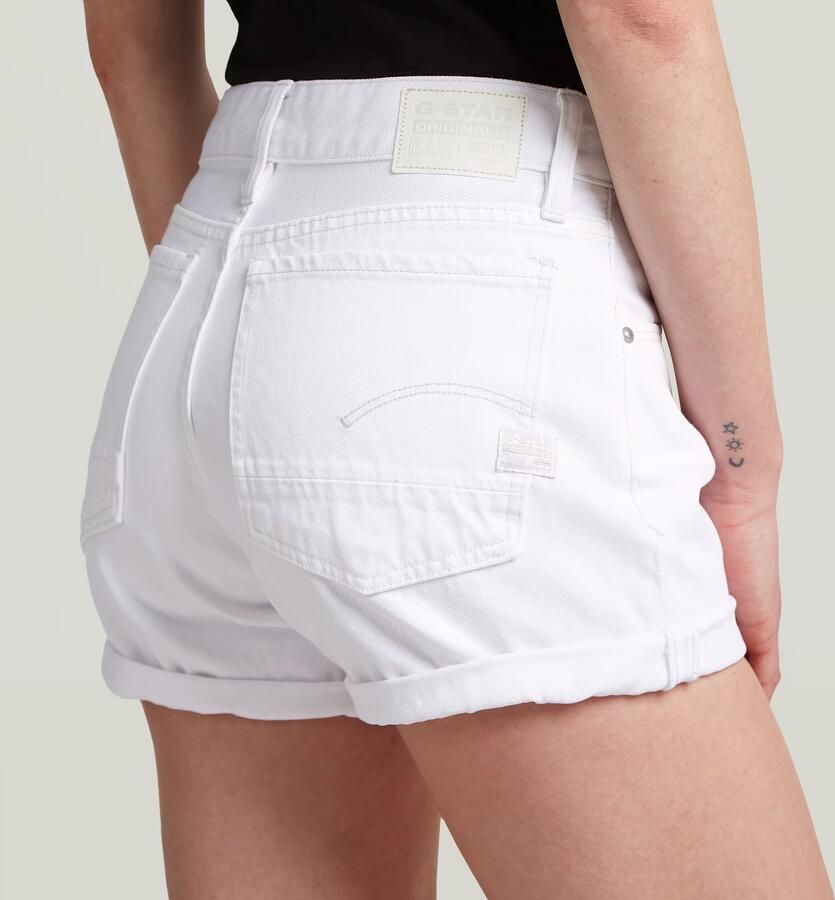 G-Star RAW Judee Boyfriend Short Wit Dames - Foto 2