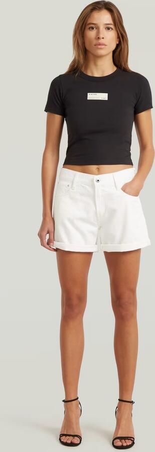 G-Star RAW Judee Boyfriend Short Wit Dames - Foto 6