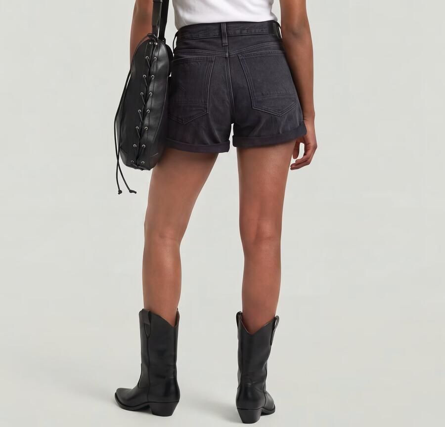 G-Star RAW Judee Boyfriend Short Zwart Dames - Foto 9