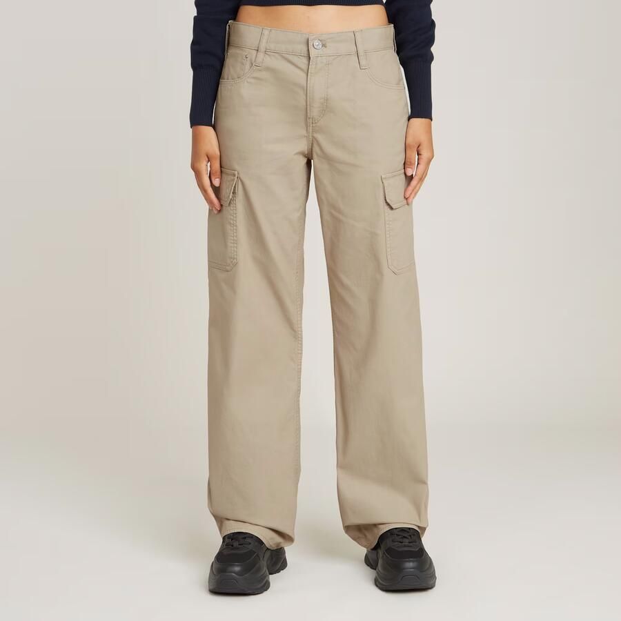 G-Star RAW Judee Cargo Broek Beige Dames