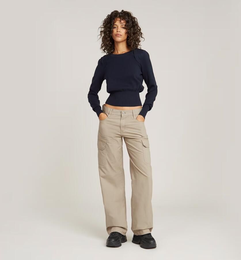 G-Star RAW Judee Cargo Broek Beige Dames - Foto 6