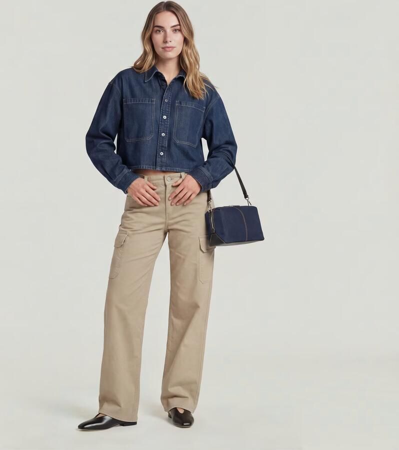 G-Star RAW Judee Cargo Broek Beige Dames - Foto 5