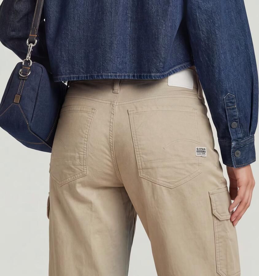 G-Star RAW Judee Cargo Broek Beige Dames - Foto 4