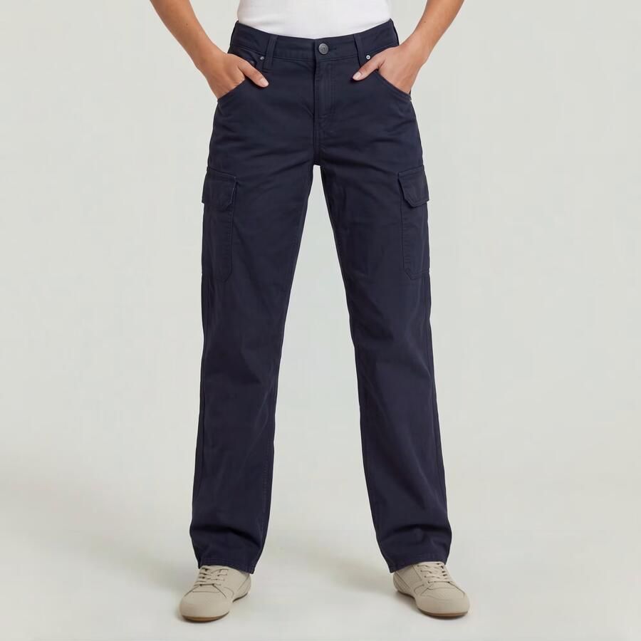 G-Star RAW Judee Cargo Broek Donkerblauw Dames - Foto 3