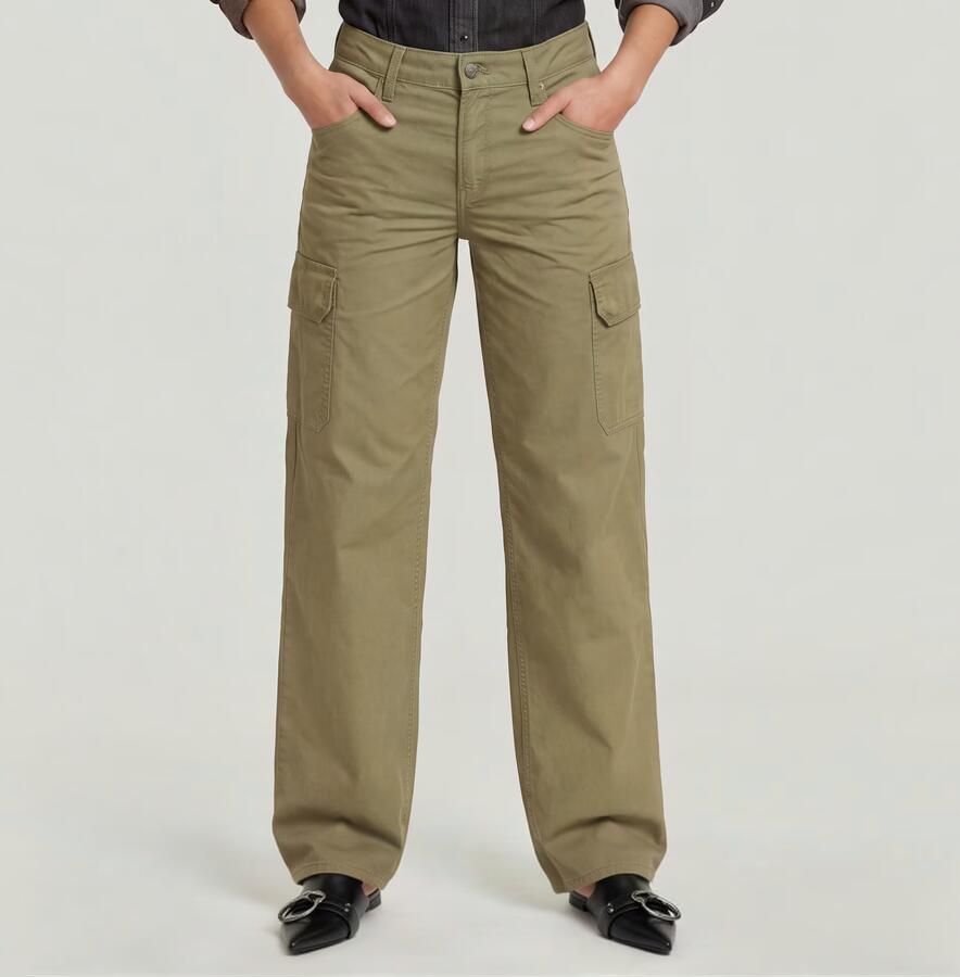 G-Star RAW Judee Cargo Broek Groen Dames - Foto 4