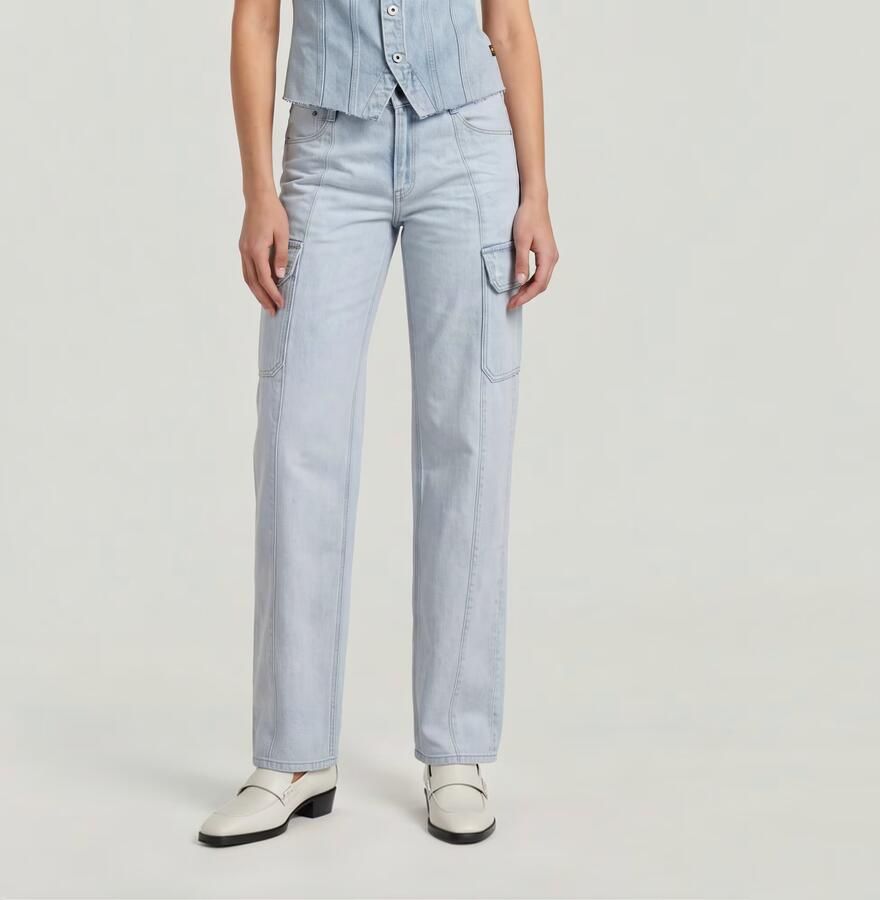 G-Star Raw Jeans D24673-D536 JUDEE CARGO-G319 SUN FADED PISCINA - Foto 7