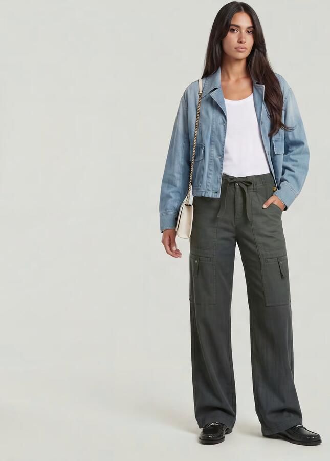 G-Star RAW Judee Cargo Trainer Grijs Dames - Foto 5