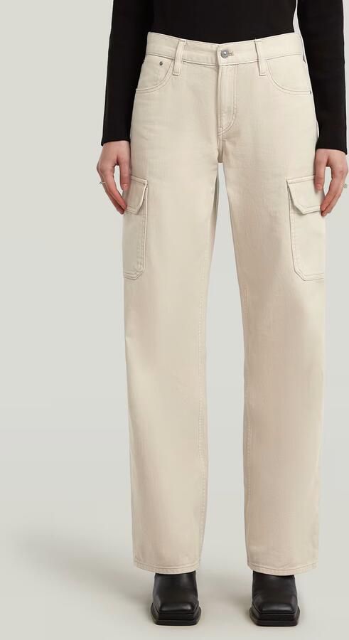 G-Star RAW Judee Cargobroek Beige Dames - Foto 4