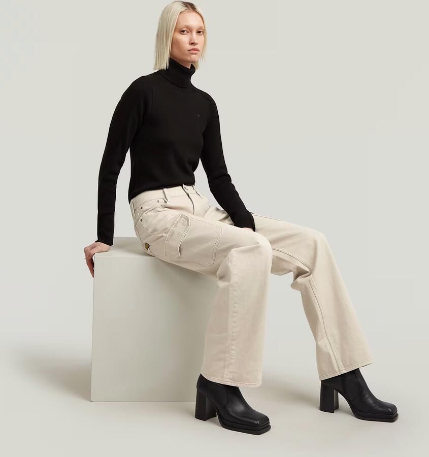 G-Star RAW Judee Cargobroek Beige Dames - Foto 7
