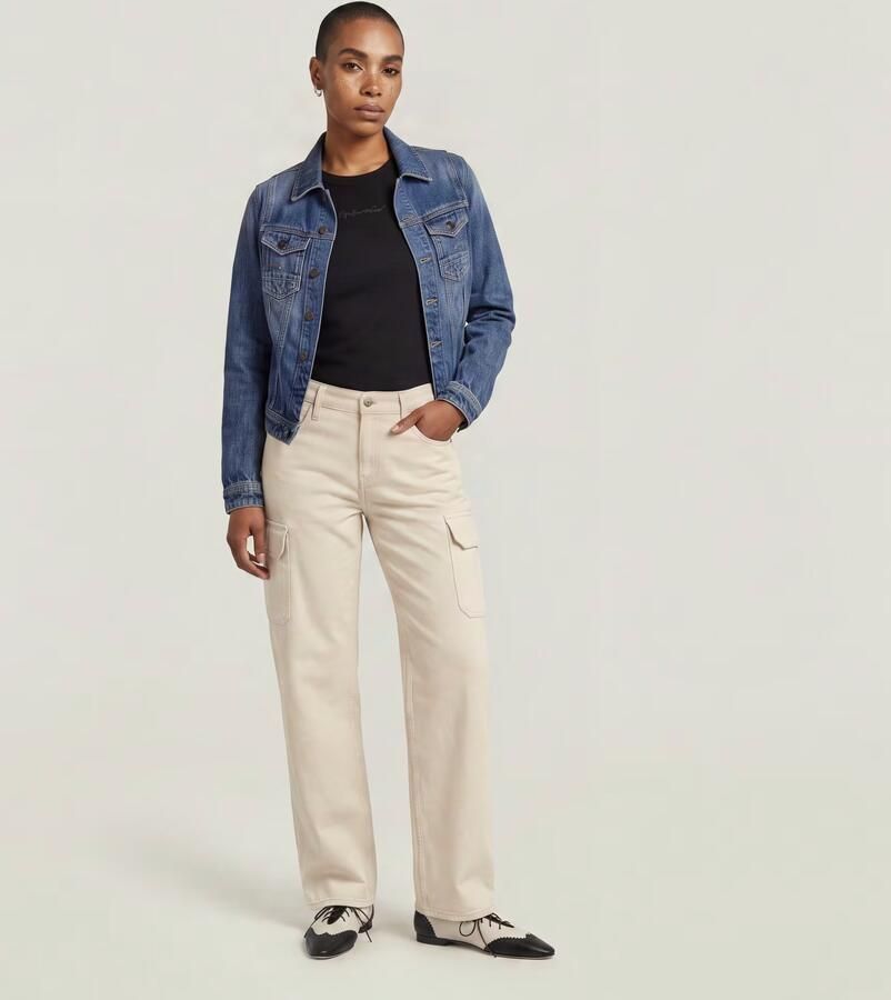 G-Star RAW Judee Cargobroek Beige Dames - Foto 11