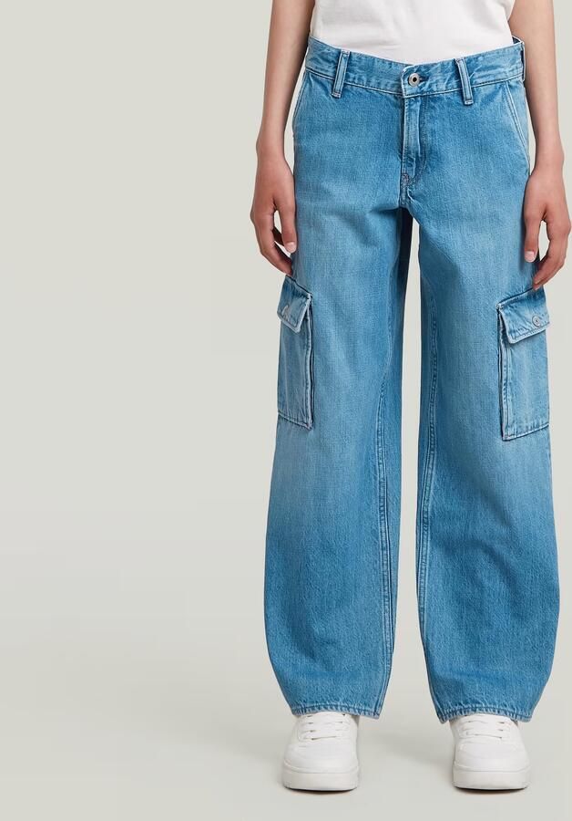 G-Star RAW Judee Cargojeans Meisjes Midden blauw meisjes - Foto 6