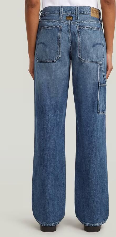 G-Star RAW Judee Carpenter Loose Jeans Midden blauw Dames - Foto 7