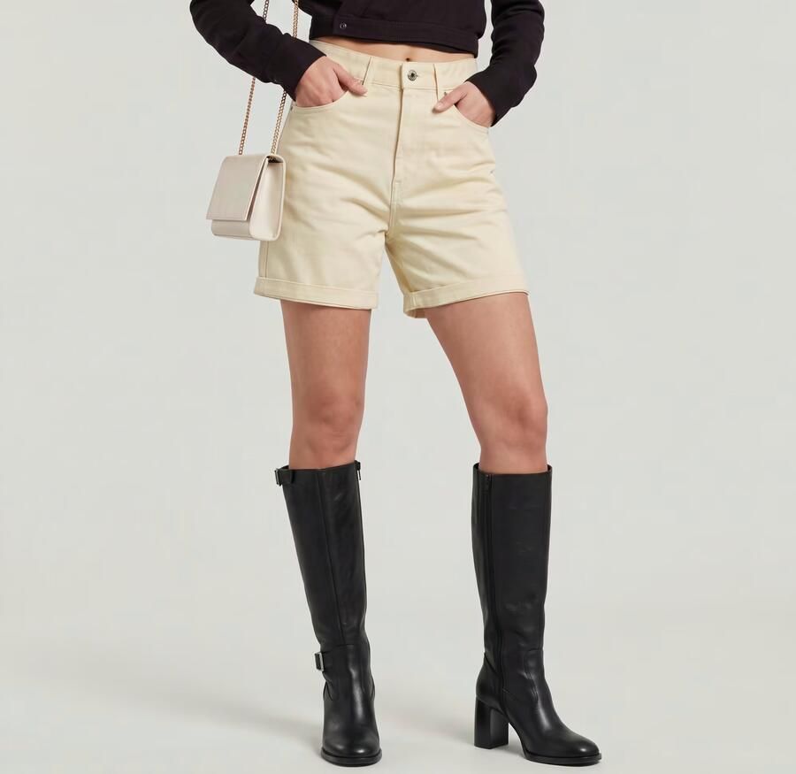 G-Star RAW Judee Clean Edge Short Wit Dames - Foto 3