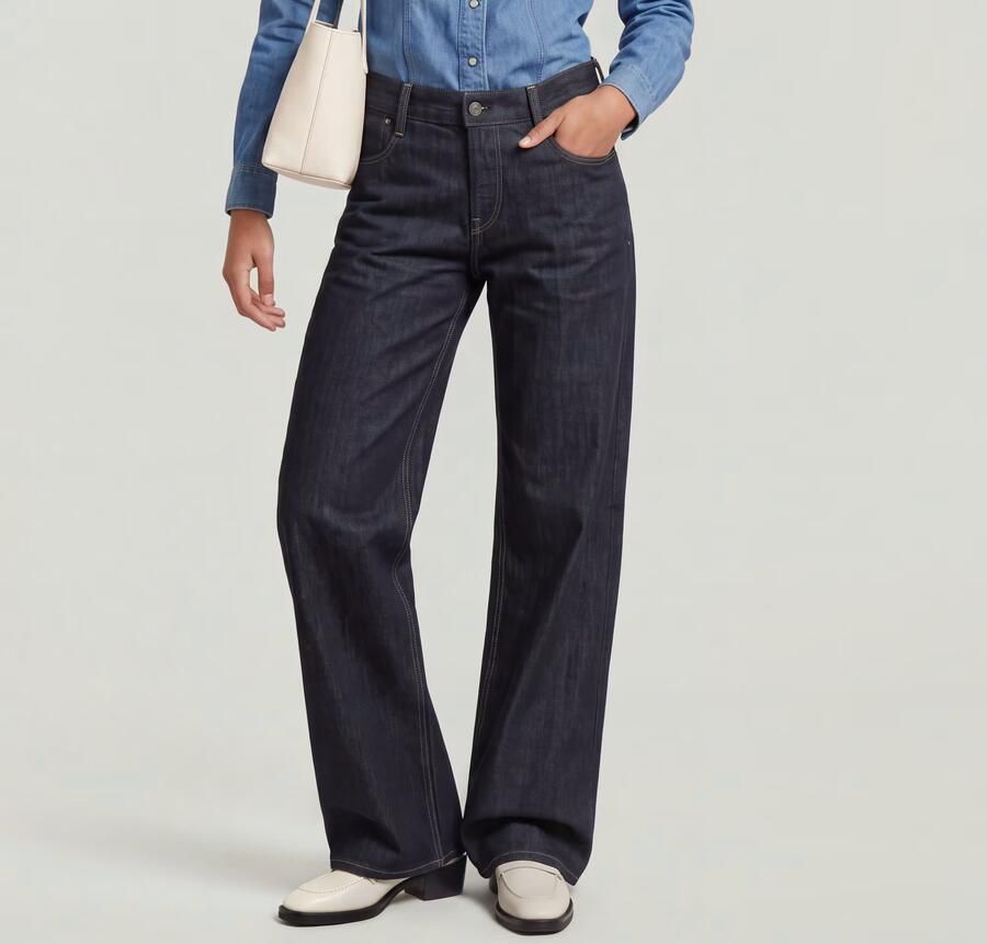 G-Star RAW Judee Loose Jeans Donkerblauw Dames - Foto 8