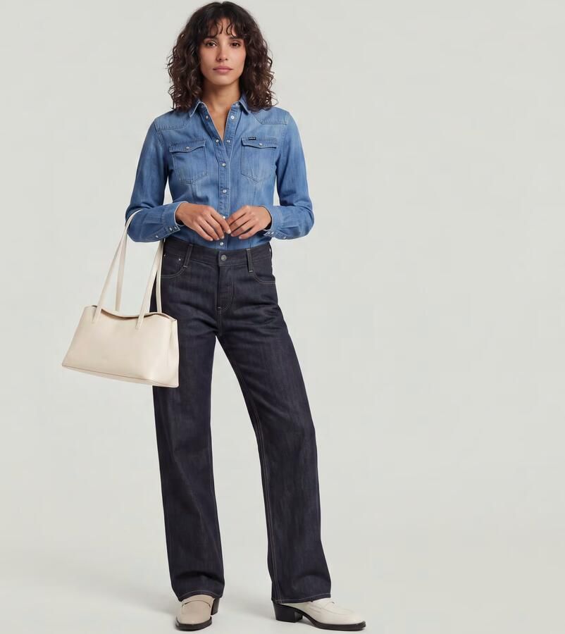 G-Star RAW Judee Loose Jeans Donkerblauw Dames - Foto 9