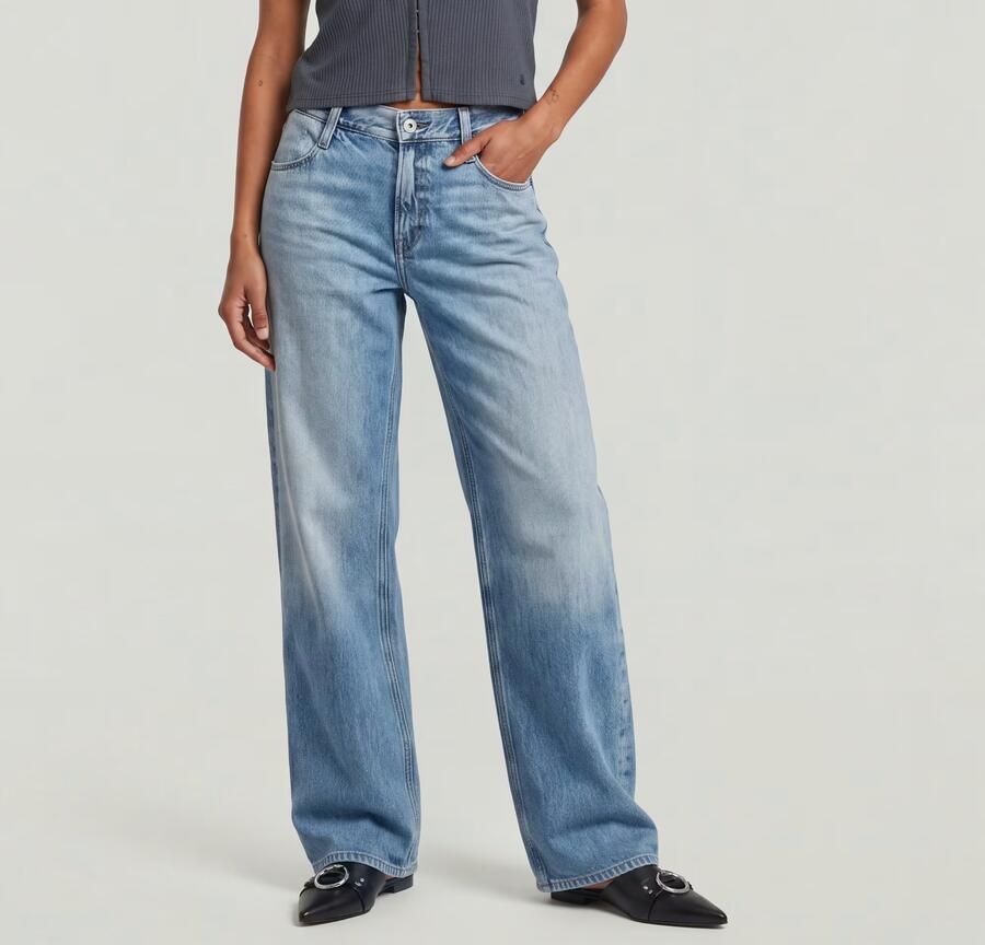 G-Star Raw Jeans D22889-D436 JUDEE LOOSE-C947 SUN FADED AIR FORCE BLUE - Foto 18
