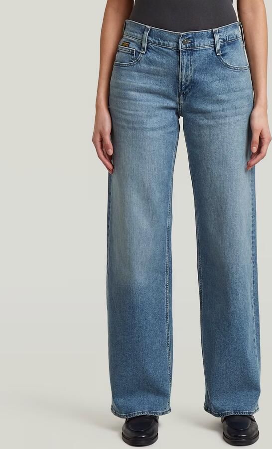 G-Star RAW Judee Loose Jeans Midden blauw Dames