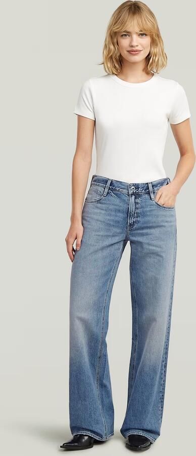 G-Star RAW Judee Loose Jeans Midden blauw Dames - Foto 10