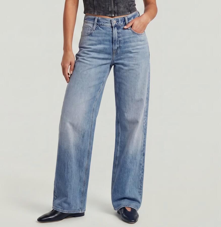 G-Star RAW Judee Loose Jeans Midden blauw Dames - Foto 6