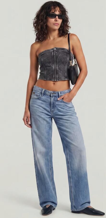 G-Star RAW Judee Loose Jeans Midden blauw Dames - Foto 9