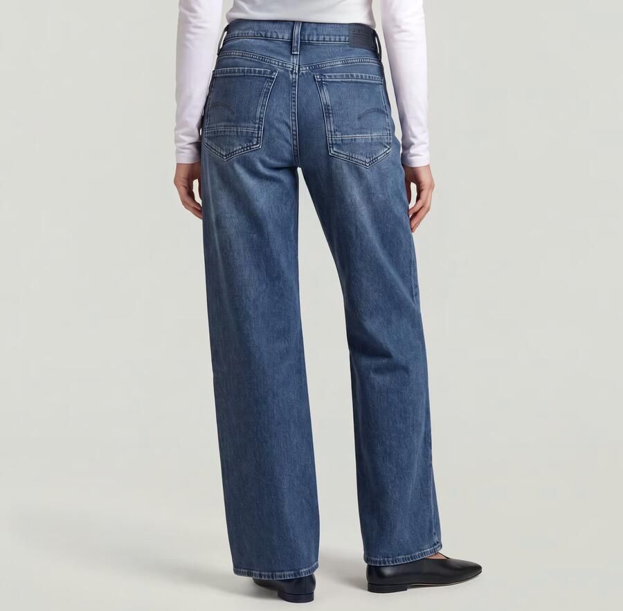 G-Star RAW Judee Loose Jeans Midden blauw Dames - Foto 4