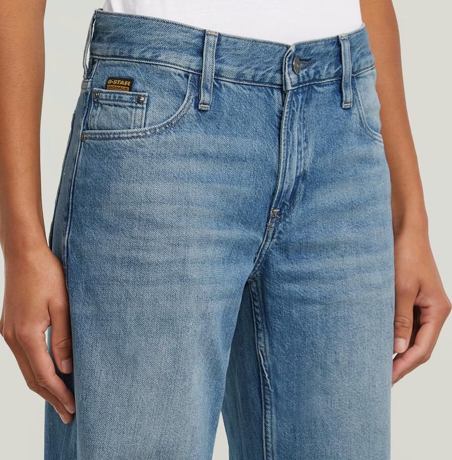 G-Star RAW Judee Loose Low Waist Jeans Midden blauw Dames - Foto 3