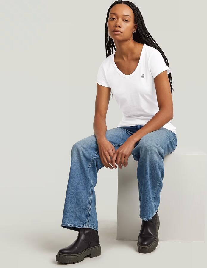 G-Star RAW Judee Loose Low Waist Jeans Midden blauw Dames - Foto 5
