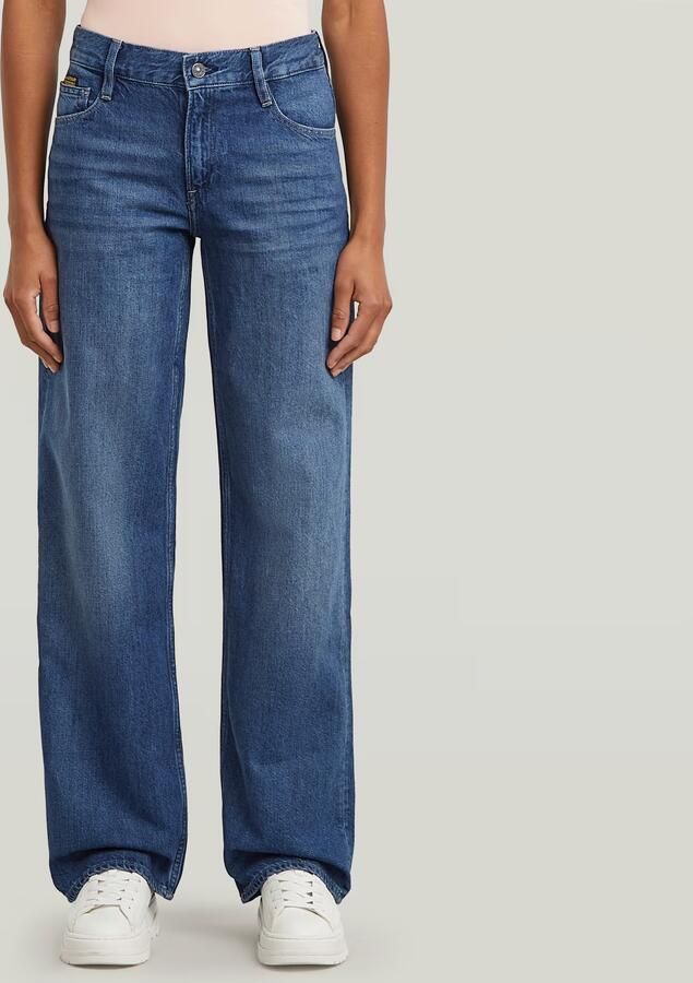 G-Star RAW Judee Loose Low Waist Jeans Midden blauw Dames - Foto 7