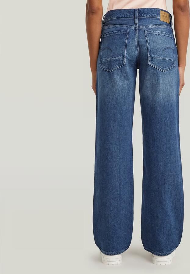 G-Star RAW Judee Loose Low Waist Jeans Midden blauw Dames - Foto 4