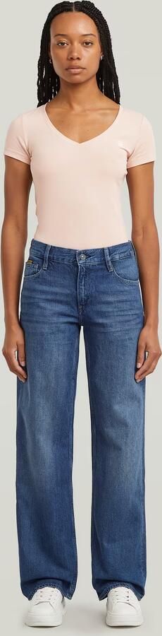 G-Star RAW Judee Loose Low Waist Jeans Midden blauw Dames - Foto 6