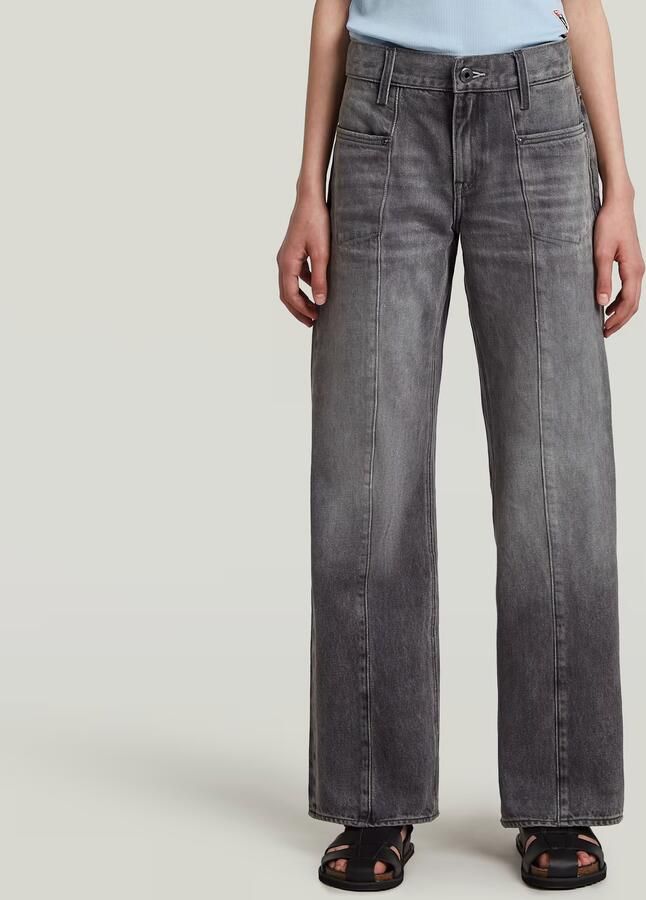 G-Star RAW Judee Loose Utility Jeans Meisjes Grijs meisjes
